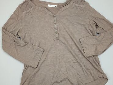 brązowa bluzki z długim rękawem: Bluzka Damska, C&A, XL, stan - Dobry