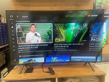 Televizor Samsung 140 ekran 4k 🔥 SAMSUNG 140 EKRAN CURVED SMART 4K TV