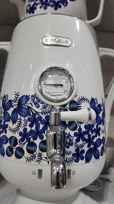 elektrik samavar: Samovar elektrik samovar Eurolux 4 litr tutumlu Paslanmaz iy tam — 3