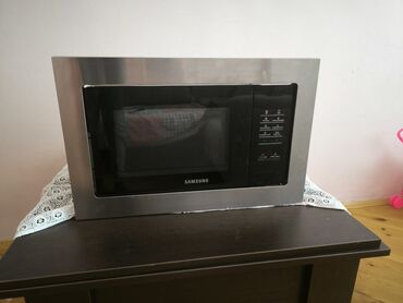 sobasi: Mikrodalğalı soba Samsung, Quraşdırılan, Mikrodalğalar ilə, rəng - Gümüşü, İşlənmiş