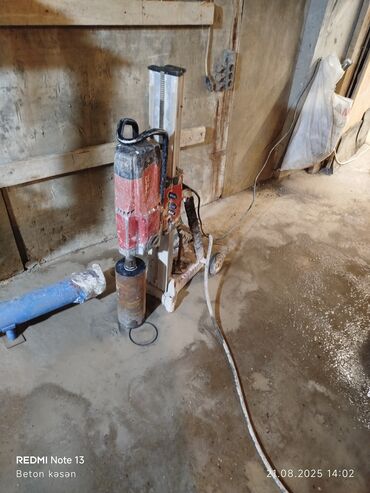 Beton işləri: Beton kəsmə beton deşmə xidməti Karot - HILTI DD 200 / 350 ilə 25 ° — 15