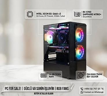 ssd nvme: 💻 Güclü Gaming / Workstation PC Satılır 2 ƏDƏD MONİTOR VƏ 2 ƏDƏD SONY — 3
