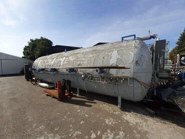 Fenovi za vreli vazduh: Sušara za drvo sa kolicima MS Dužina kolica: 7,5 m 📏 Visina od kolica — 8