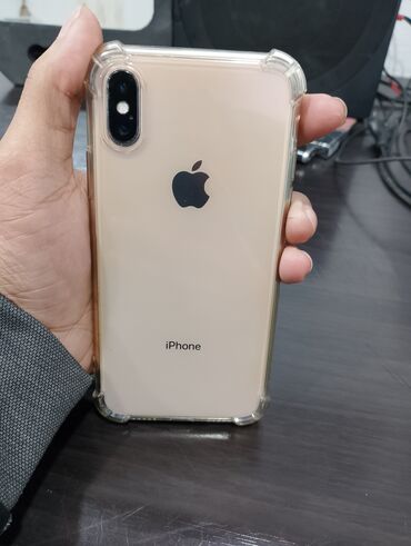 Apple iPhone: IPhone X, Новый, 64 ГБ, Золотой, Зарядное устройство, 100 %