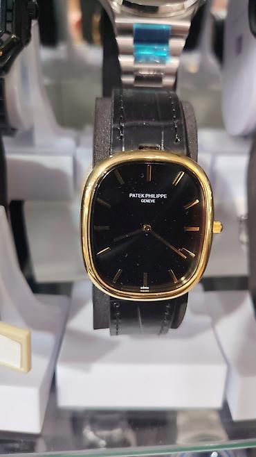 Aksesuarlar: Patek Philippe (Geneve) klassik kişi saatı - Korpus: yumru-kvadrat — 2