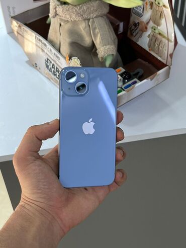 Apple iPhone: IPhone 14, 128 ГБ, Голубой, Face ID