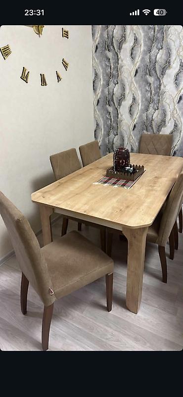 lalafo mebel stol stul: Для гостиной, Б/у, 6 стульев — 1
