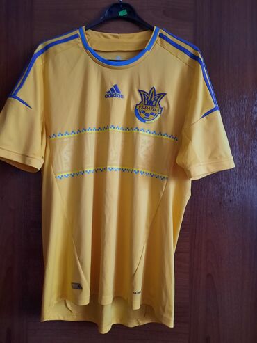 Futbolkalar: Futbolka, Adidas, L, rəng - Sarı — 3