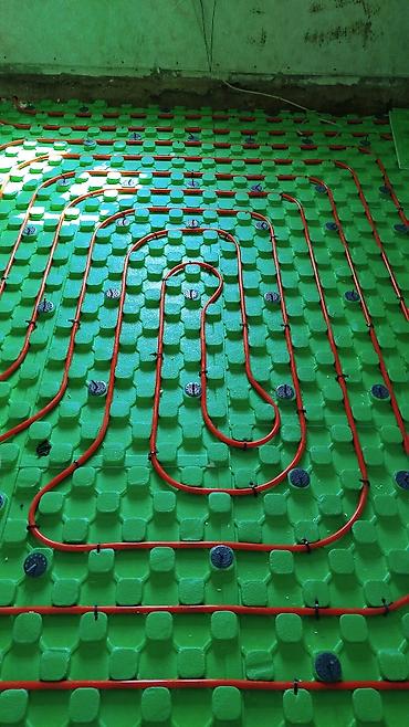 İstilik sistemi: Kombi sisteminin cekilmesi.kanalzasiya sistemleri.Divar ici unitaz ve — 3