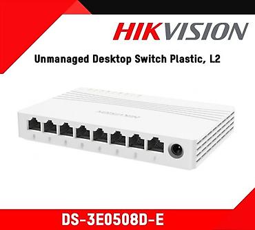 Модемы и сетевое оборудование: HUB Switch HIKVISION DS-3E0508D-E 8-port 10/100/1000Mbps Новый Цена — 1