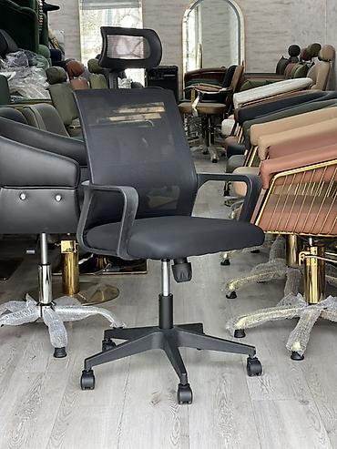 Ofis mebeli: Yeni, Təkərli, Qolları tənzimlənmir, Parça — 2