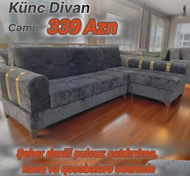 Mətbəx mebeli: Divan, Qonaq otağı üçün, Bazalı