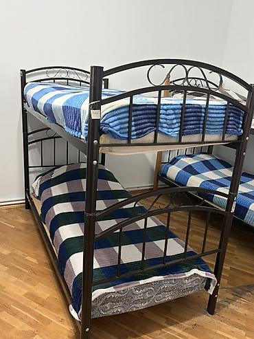 tek çarpayı: Oğlan və qız üçün, İşlənmiş, Çarpayı, Matras ilə, Siyirməsiz, Dəmir — 2