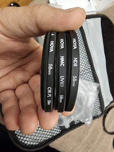 nd filter: Fotoqrafiya üçün filtr dəsti və ayrı filtrlər - Hoya 58 mm filtrlər — 1