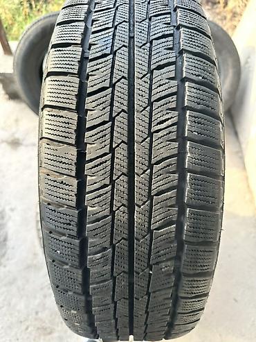 Шиналар жана дисктер: Дөңгөлөктөр монтажда 225 / 70 / R 15, Кыш, Колдонулган, Комплект, Жүк ташуучу унаалар/Автобустар — 4
