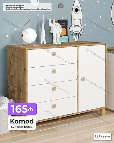 Ev və bağ: Komod – uşaq və gənc otaqları üçün funksional saxlama mebeli — 1