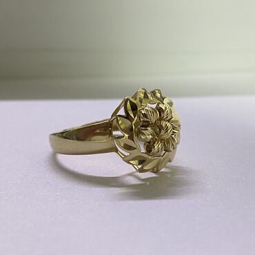 Кольца: Кольцо 585 пробы, желтое золото, размер 18, из коллекции Дорика, вес