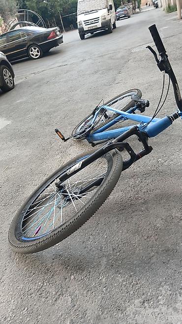 İdman velosipedləri: Dağ velosipedi – mavi rəng - Çərçivə: hardtail, yüngül metal — 2