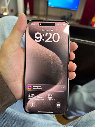 Мобильные телефоны и аксессуары: IPhone 15 Pro Max, Б/у, 256 ГБ, Natural Titanium, Коробка, 81 % — 5