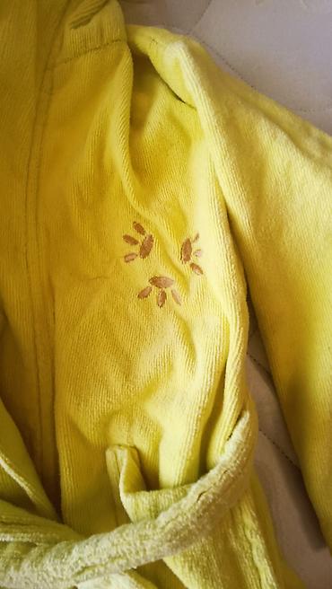 Çimərlik geyimləri: Uşaq xalatı – Shamrock Home Collection - Rəng: parlaq sarı - Ölçü: 2/4 — 4
