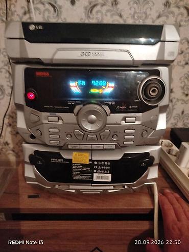 qədim tikiş maşını: LG FFH-315 mini audio sistem - 3 CD changer: eyni vaxtda 3 disk — 6