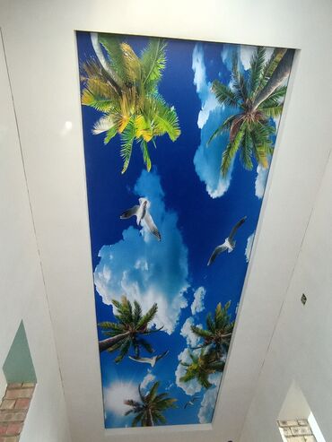 Натяжной потолок: Натяжной потолок Глянцевое, Матовое, 3D потолки Бесплатный замер, Гарантия, Монтаж at lalafo.kg — 2 Натяжной потолок: Натяжной потолок Глянцевое, Матовое, 3D потолки Бесплатный замер, Гарантия, Монтаж — 2