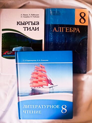 продаю старые книги: Продаются 3 книги,каждая по 250сом,для Кыргызского класса 8