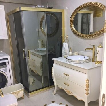 Duş kabinaları, arakəsmələr: Yeni Üstü açıq kabina, Düzbucaqlı, Pulsuz çatdırılma, Ödənişli çatdırılma — 3