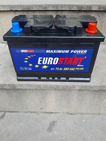 100 lük akumlyator: 75 ah, Orijinal, Yeni — 1
