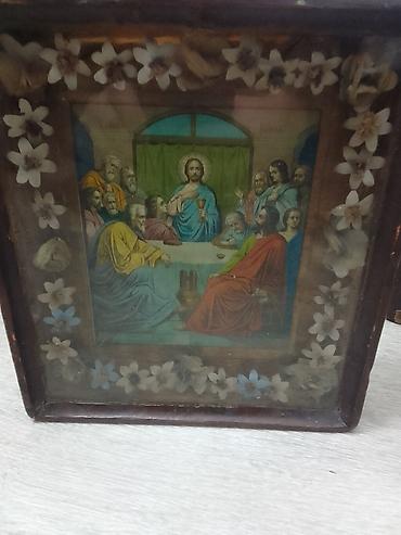 Şəkillər, tablolar: İkonalar – 2 ədəd, çərçivəli.Antikvar. - Mövzu: Şərq xristian — 7