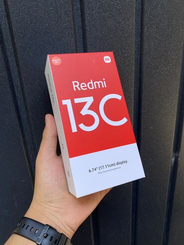 сот телефон: Xiaomi, Redmi 13C, Жаңы, 128 ГБ, 2 SIM