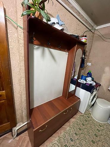 прихожая б у: Гарнитур для прихожей, Б/у, Шкаф, Вешалка, МДФ, Самовывоз, цвет - Оранжевый — 2