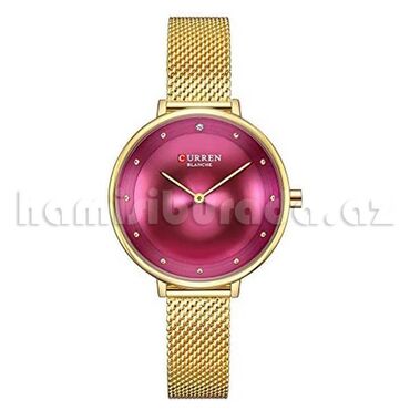 qizil saatlar instagram: Новый, Наручные часы, Curren, цвет - Золотой