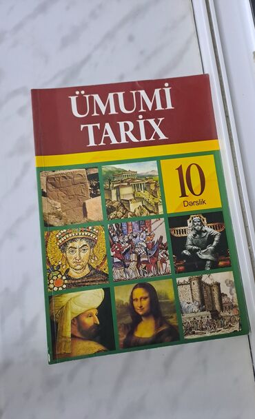 4 cu sinif riyaziyyat kitabi: Ümumi Tarix 10 cu sinif dərslik
Qiymət:4 manat
Kitab çox səliqəlidir