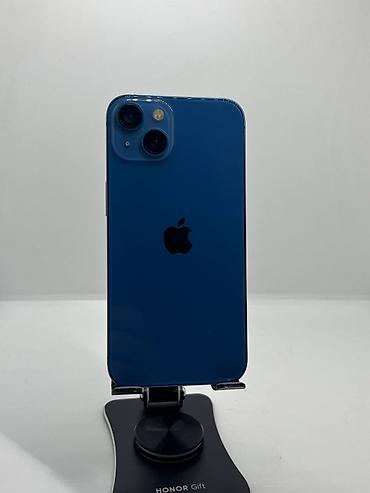 oppo reno 13: IPhone 13, Б/у, 256 ГБ, Синий, Защитное стекло, Чехол, 100 % — 2