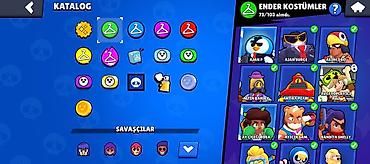 brawl stars 2: Brawl Stars oyun hesabı - Kuboklar: 57,424+ - Səviyyə: 39 profil — 5