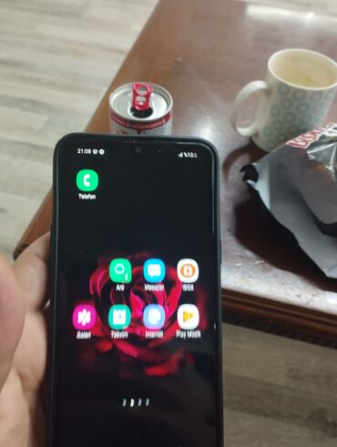 ekran a10: Samsung A10, 32 GB, rəng - Göy, Sensor
