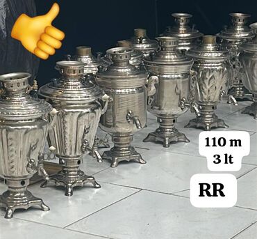 Samovarlar: 💫Ruhan 3 lt od samovarlari Qiymet 110 azn Uzerinde turba hediyye