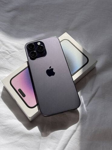 купить google pixel 6 pro: IPhone 14 Pro Max, Б/у, 256 ГБ, Deep Purple, Кабель, Коробка, Чехол, 81 %