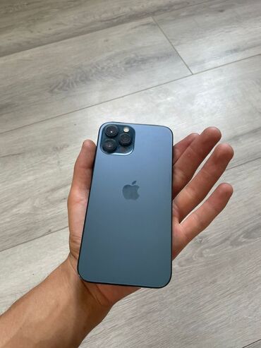 14 про мах айфон: IPhone 12 Pro Max, Колдонулган, 256 ГБ, Көгүлтүр, 76 %