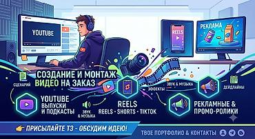 hyper x: Услуги по созданию и монтажу видео на заказ. Что делаем: - Полный — 1