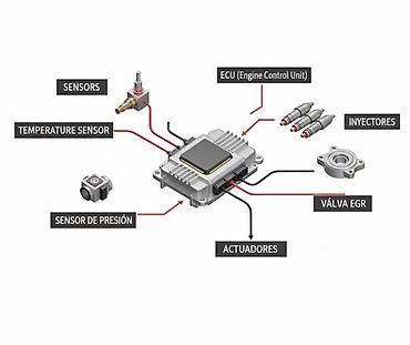 benzin filter: Avtomobil mühərrikinin idarəetmə bloku (ECU/ECM) və digər elektron — 2