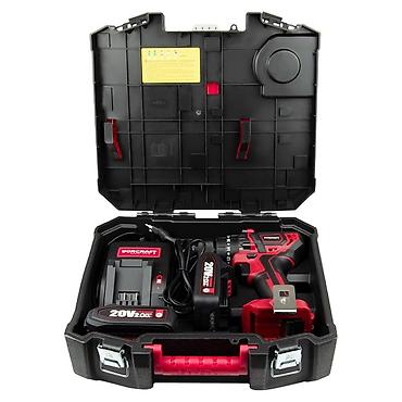 Шуруповерты: Аккумуляторная дрель‑шуруповерт WORCRAFT 20V в кейсе - Питание — 3