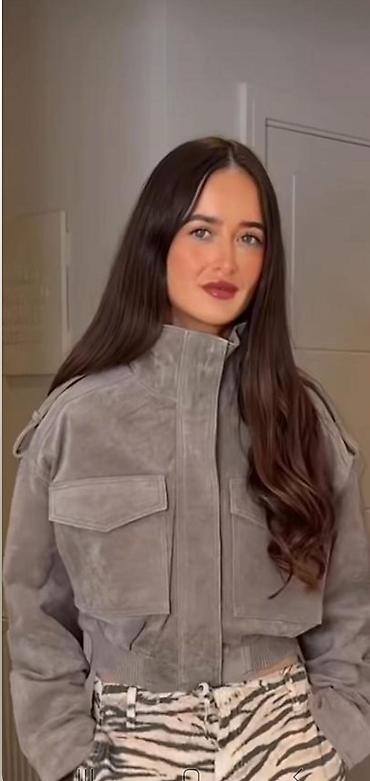bomber kurtka: Zamşa kurtka, Zara, S — 1