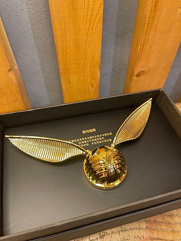 kinder harry potter: Аромадиффузор в автомобиль «Золотой Снитч» •Подарочная коробка • — 4