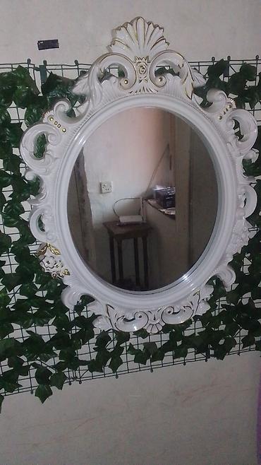 Güzgülər: Güzgü Divar üçün, Oval, Dekorativ, Çərçivə ilə — 1