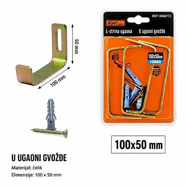 KMT U tip L dvoredni ugaoni nosač – Kmt Style Opis: - U tip L