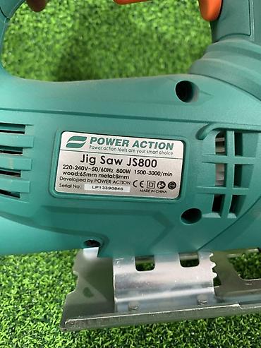 электролобзики: Электрический лобзик POWER ACTION JS800. Подходит для прямого и — 2