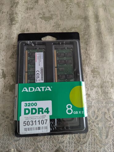 Оперативная память (RAM): Оперативная память, Новый, ADATA, 16 ГБ, DDR4, 3200 МГц, Для ПК