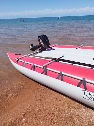 Лодки и комплектующие: Продаю Парусный катамаран Валдай 6 с мотором 6л.с. Катамаран Валдай 6 — 4